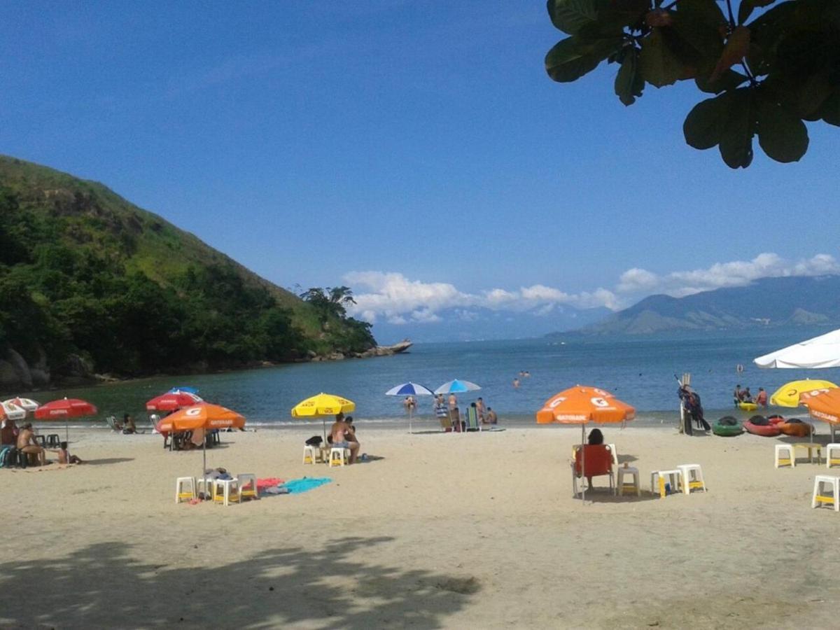 Apartamento Prainha Pe Areia Caraguatatuba Exteriör bild